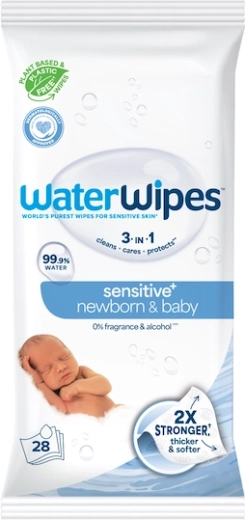 WaterWipes Newborn & Baby 3 az 1-ben nedves törlőkendő 28 db