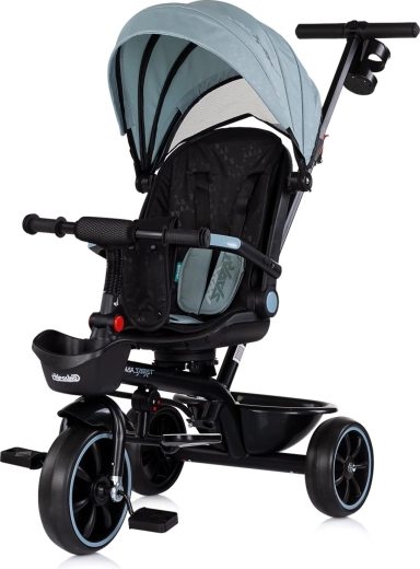 CHIPOLINO Max Sport 2 az 1-ben gyerek háromkerekű napellenzős tetővel, Matcha
