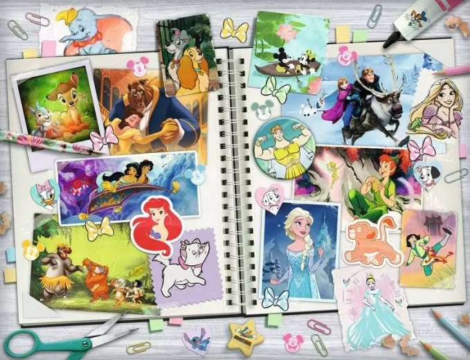 Ravensburger puzzle Disney Scrapbook 2000 darab