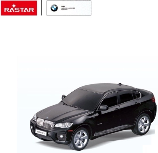 Rastar BMW X6 távirányítós RC autó 1:24 fekete