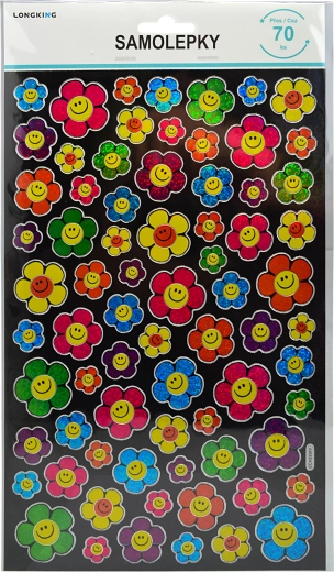 Virágos matricák – 100 darabos készlet