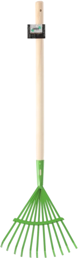 Gyerek lombseprű 70 × 24 cm zöld Kis kertész