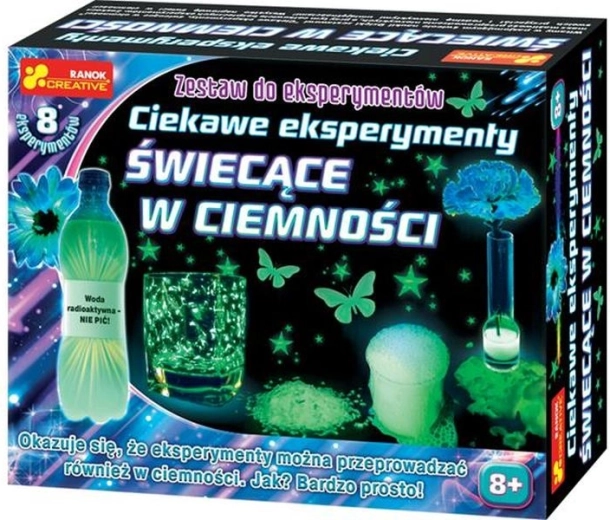 Ciekawe eksperymenty – világít a sötétben (kísérleti készlet)