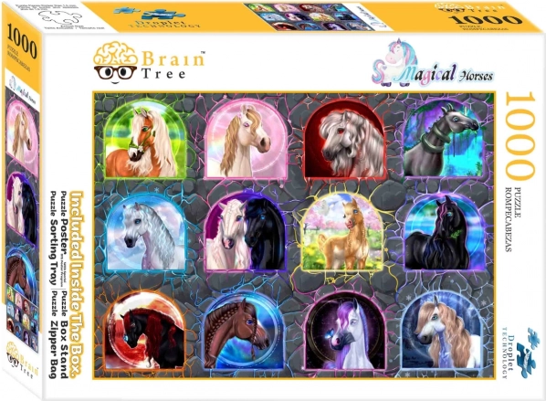 Varázslatos lovak puzzle 1000 darab