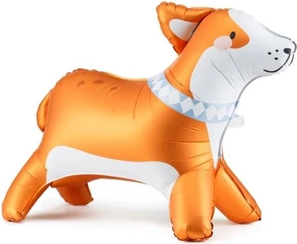 Álló fólia lufi Corgi 88 × 70 cm
