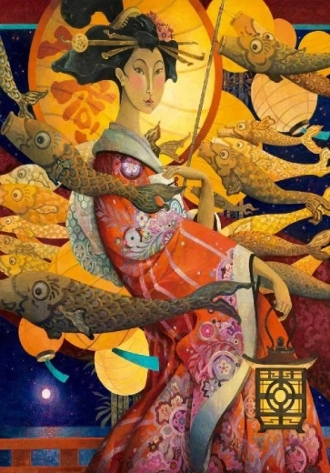 CLEMENTONI Puzzle Koinobori tánca 1500 darab