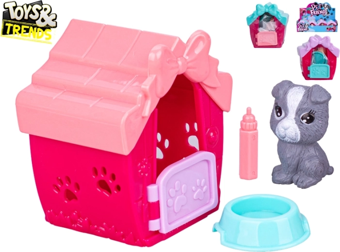 Kutyus házzal és kiegészítőkkel Toys&Trends
