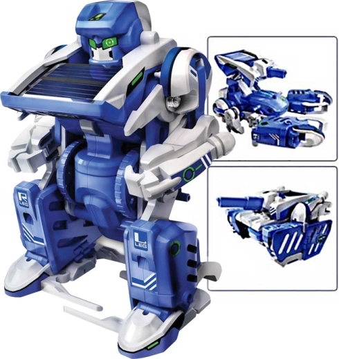 3 az 1-ben napelemes robot Sparkys – építőkészlet gyerekeknek