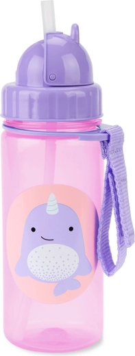 Skip Hop Zoo narvál mintás szívószálas pohár