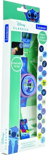 Lexibook digitális vetítős karóra Stitch mintával, 20 képpel