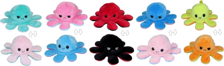 Plüss polip játék