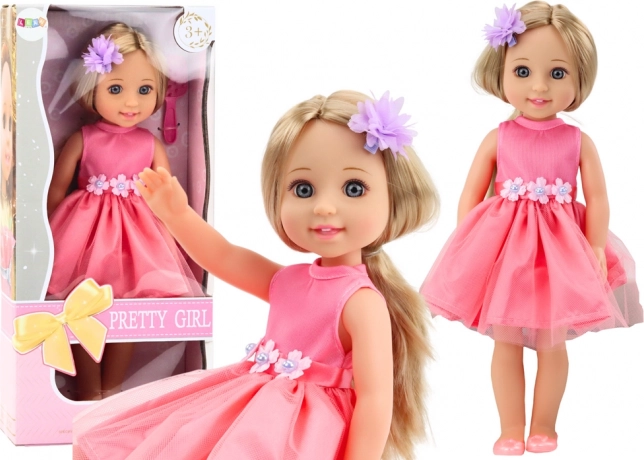 Baba Hosszú Haj Rózsaszín Ruha