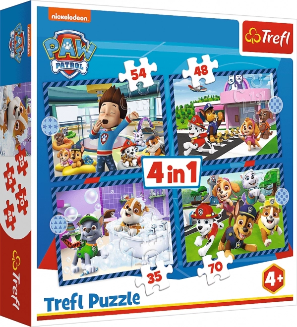 Puzzle 4 az 1-ben Mancs őrjárat – Kutyatörténetek