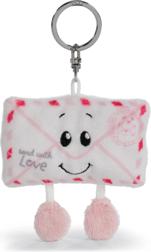 Nici plüss kulcstartó Levél Love 8 cm