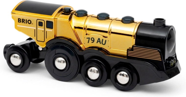 BRIO World masszív arany akciómozdony elemmel