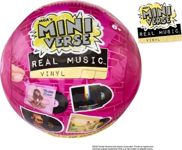 MGA's Miniverse Real Music mini bakelitlemezek gramofonnal – 1 db