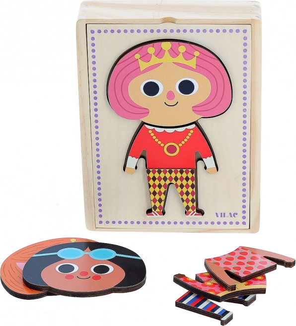 Vilac öltöztetős puzzle Jade