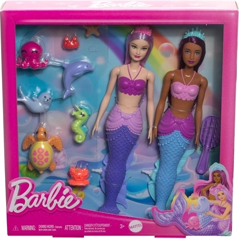 Barbie Dreamtopia játékkészlet 2 babával és állatkákkal