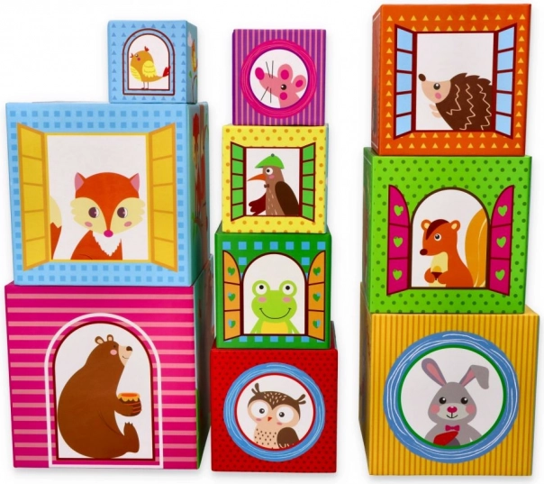 Lelin Erdei építőkocka torony