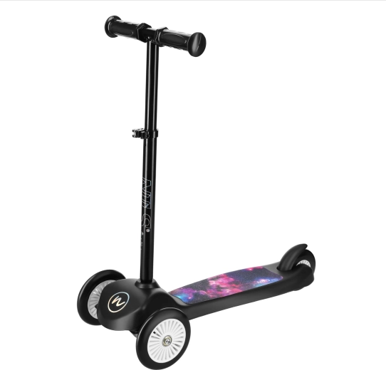 NILS Fun Space gyermek háromkerekű roller dönthető kormányzással