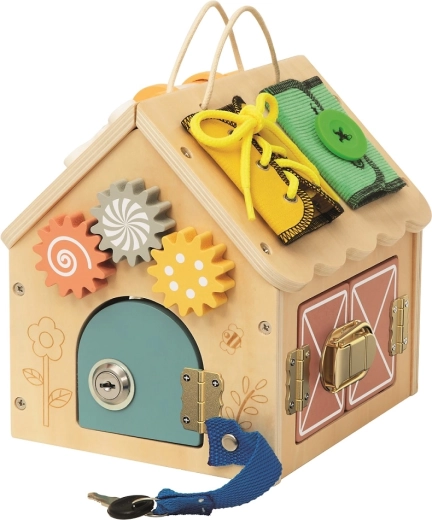 2Kids Toys fa aktivitás kupola természetes, kicsi