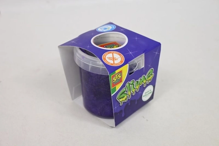 SES Creative lila csillámos slime 140 g