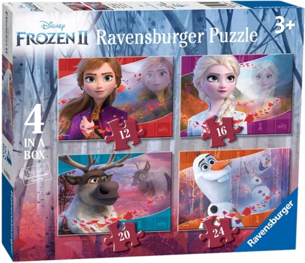 Ravensburger puzzle Jégvarázs 2 4 az 1-ben (12, 16, 20 és 24 darab)
