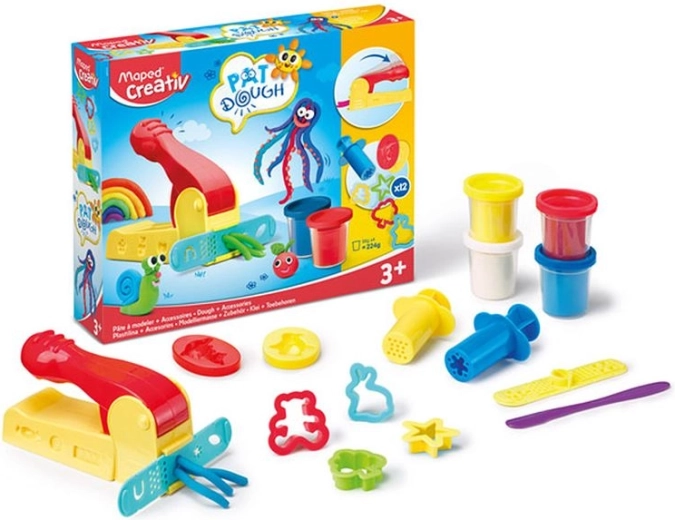 Maped Creativ gyurma 4 × 56 g kiegészítő készlettel