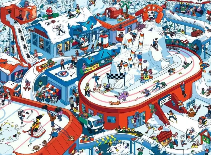 Ravensburger puzzle Téli csodavilág XXL 200 darabos