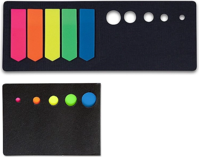 Concorde neon önragasztós jelölőfülek nyíl formában 12 × 44 mm (5 szín, 100 db)
