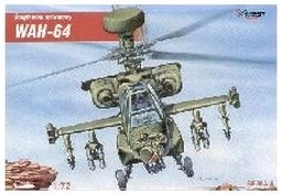 Mirage WAH-64 támadó helikopter – műanyag makett 1:72