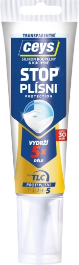 Átlátszó penészgátló szilikon 125 ml CEYS