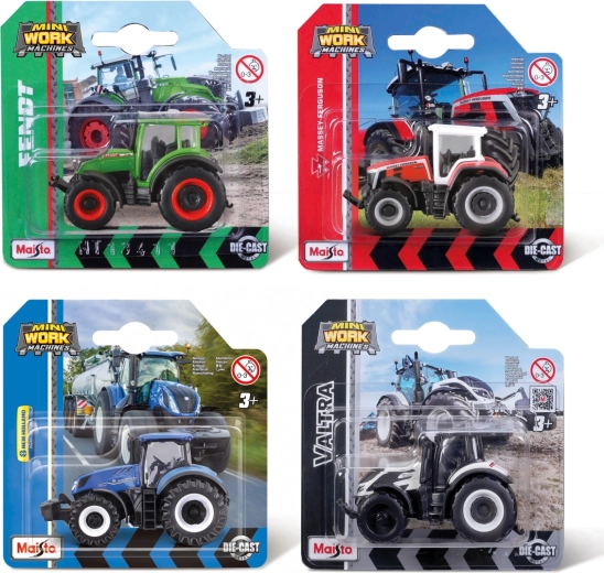 Maisto mini munkatraktor, 3 hüvelykes, bliszterben