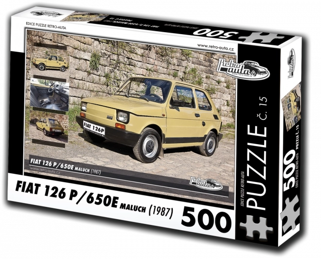 Retro autós puzzle Fiat 126p Maluch (1987) – 500 darab