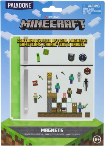 Minecraft mágnesek – 80 darabos szett
