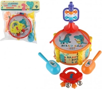 Dinoszauruszos hangszer készlet gyermekeknek