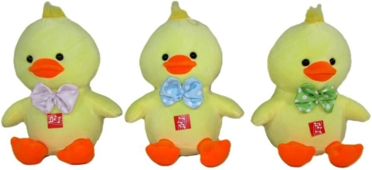 Plüss kacsa hanggal 20 cm