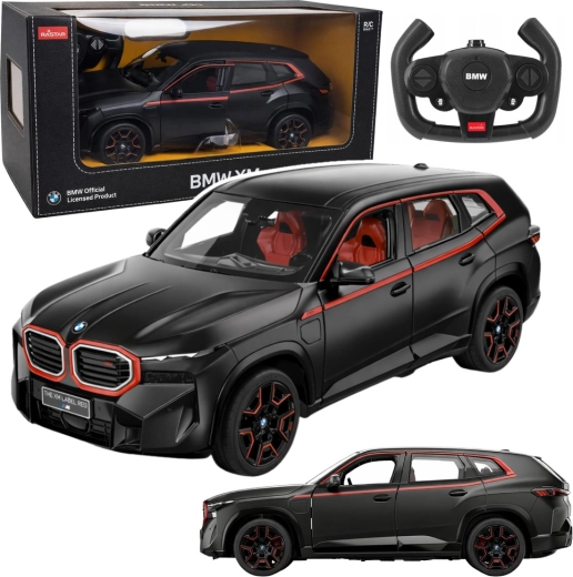 RC autó BMW XM 1:14 fekete RASTAR