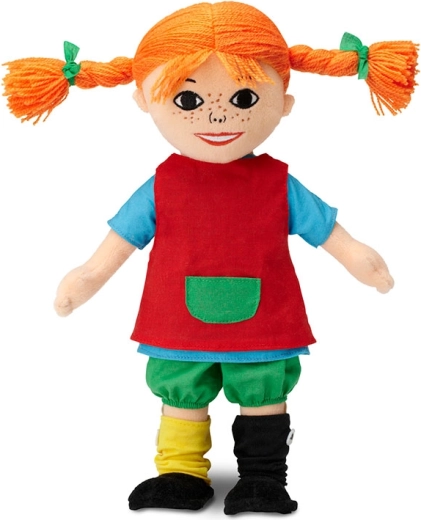 Micki of Sweden Harisnyás Pippi puha textil baba 30 cm