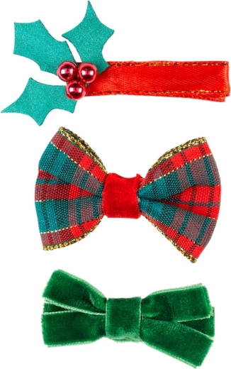 Souza! Aurora hajcsatok karácsonyi motívumokkal – 3 db