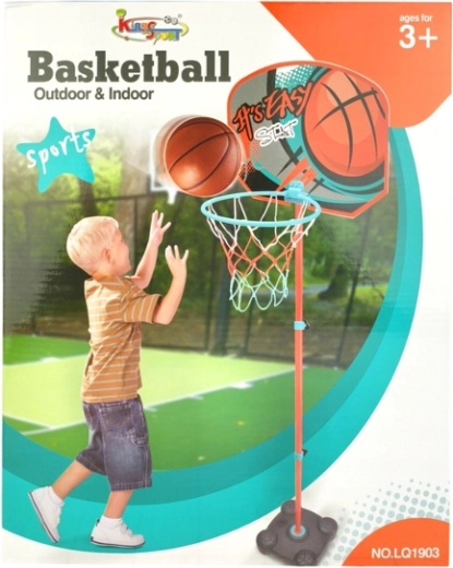 Állványos kosárlabda palánk dobozban