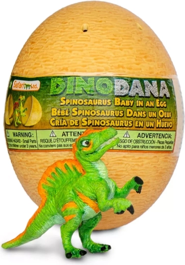 Safari Ltd. Spinosaurus-bébi figura tojással, kiterjesztett valósággal