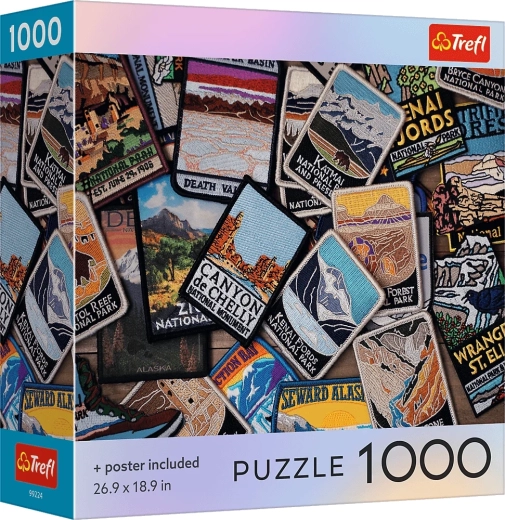 Trefl puzzle Amerikai szuvenírek 1000 darabos