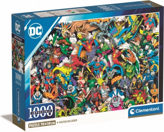 1000 darabos Lehetetlen DC Comics Puzzle