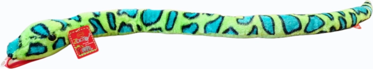 Zöld plüss kígyó 100 cm