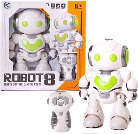 Interaktív robot hang-, mozgás- és fényhatásokkal – 1 db