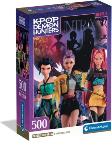 Clementoni puzzle 500 darab K‑Pop Demon Hunters 2