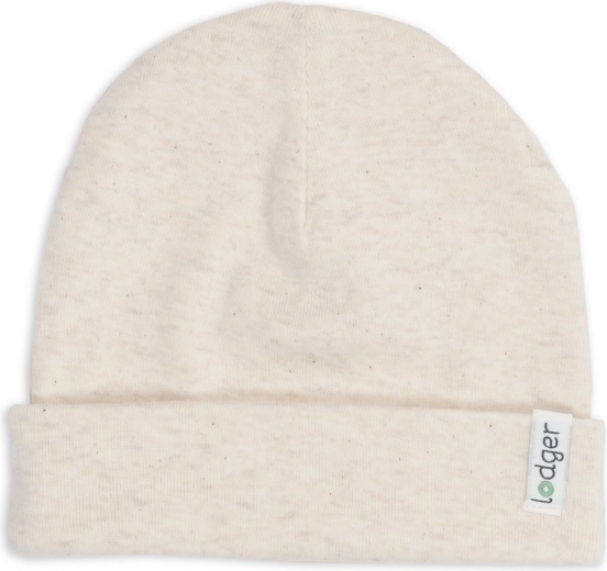 Lodger pamut sapka melange birch 0–6 hónapos