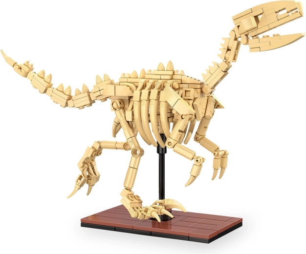 CaDA Velociraptor dinoszaurusz-fosszília 1:9 építőkészletből