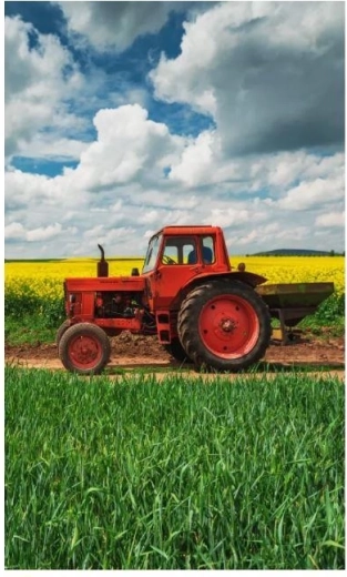 Traktor mintás törölköző